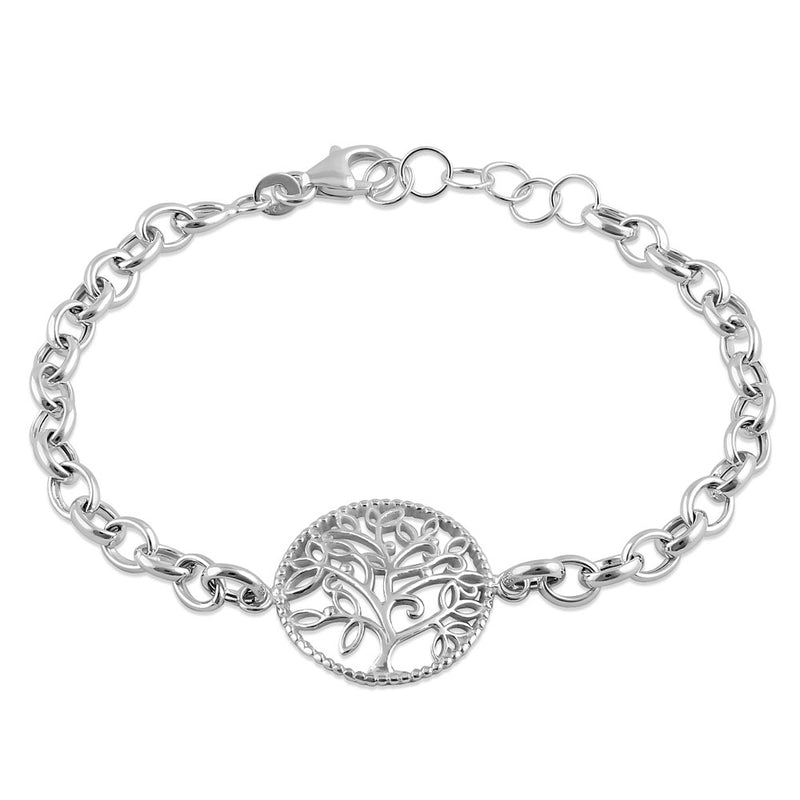 Sterling Silver Tree of Life Bracelet