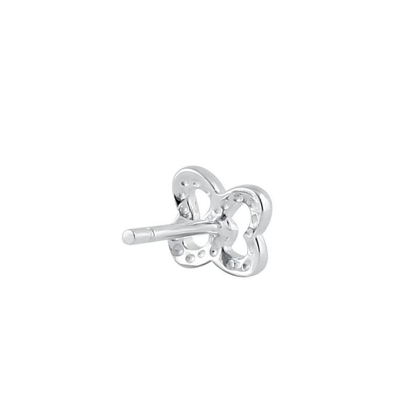 Sterling SIlver Twisted Hearts Stud Earrings