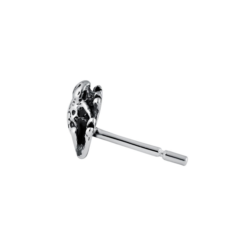 Sterling Silver Frog Stud Earrings