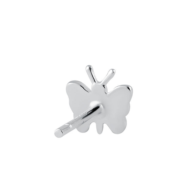 Sterling Silver Small Butterfly Stud Earrings