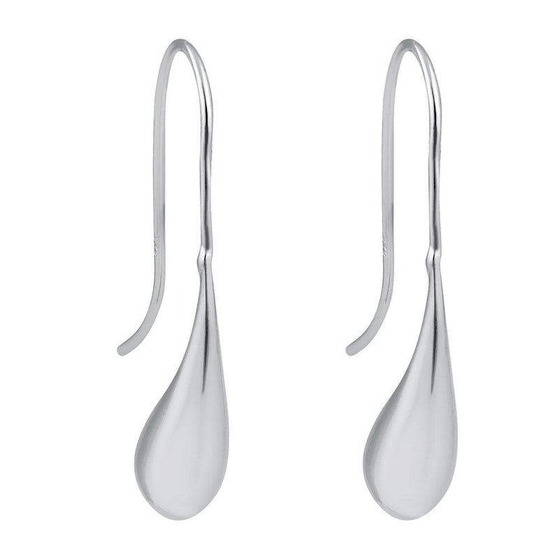 Sterling Silver Abstract Droop Dangle Earrings