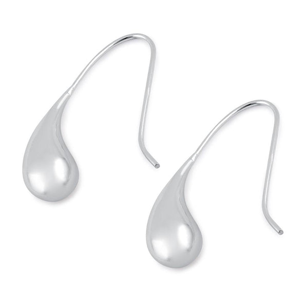 Sterling Silver Abstract Droop Dangle Earrings
