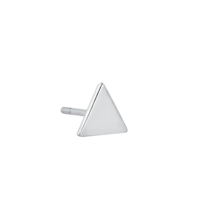 Sterling Silver Triangle Earrings