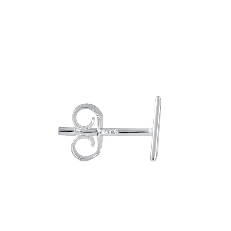 Sterling Silver Triangle Earrings