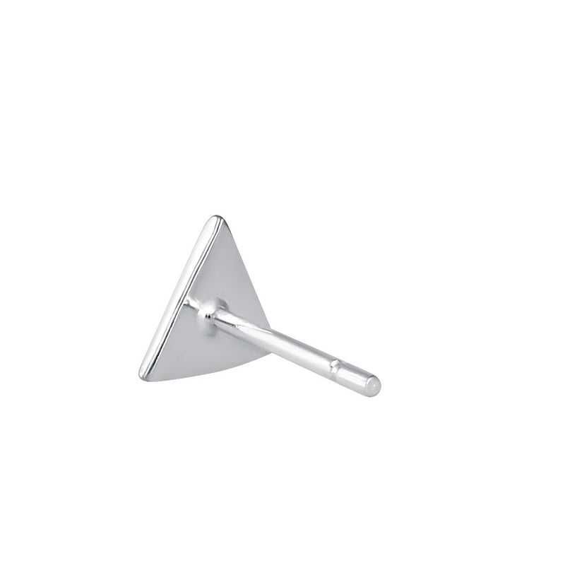 Sterling Silver Triangle Earrings
