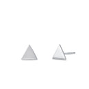 Sterling Silver Triangle Earrings