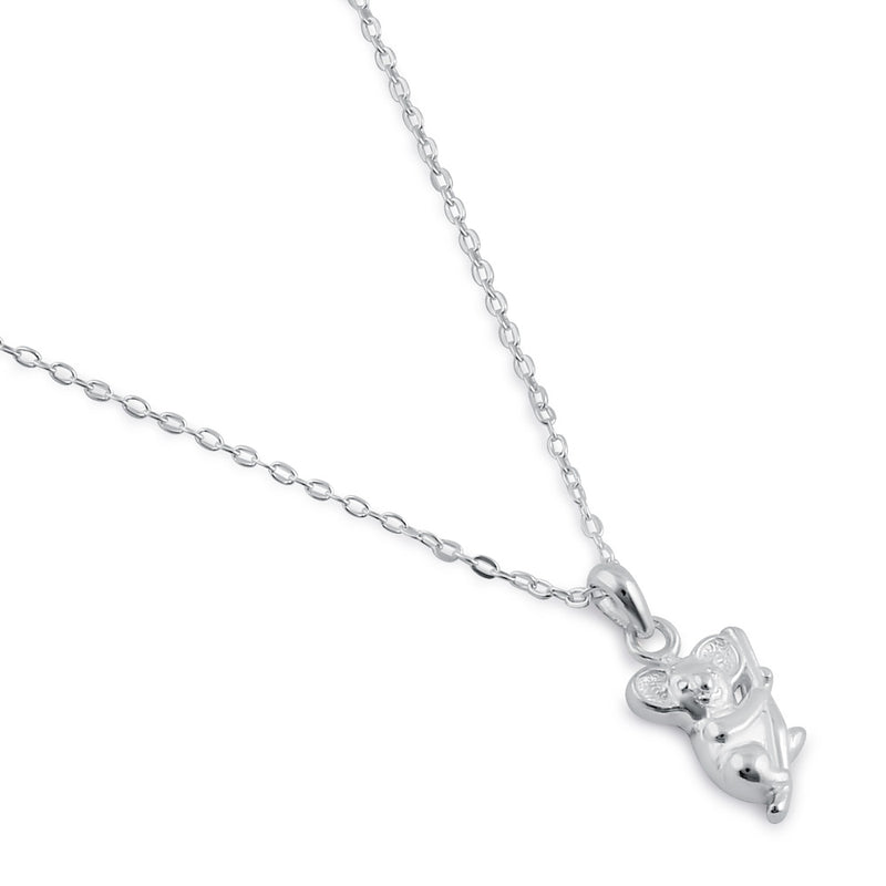 Sterling Silver Koala Necklace