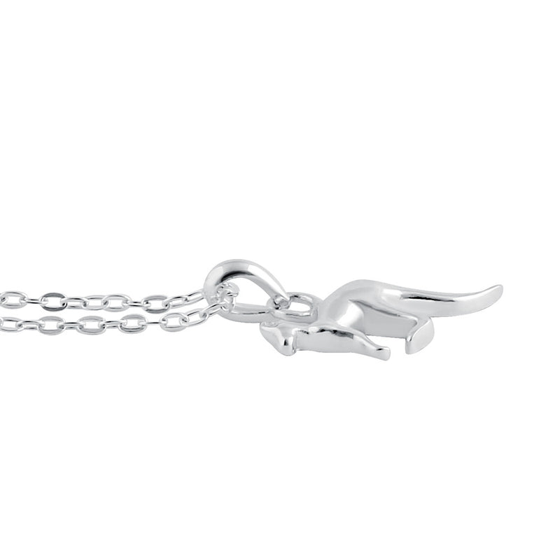 Sterling Silver Kangaroo Necklace