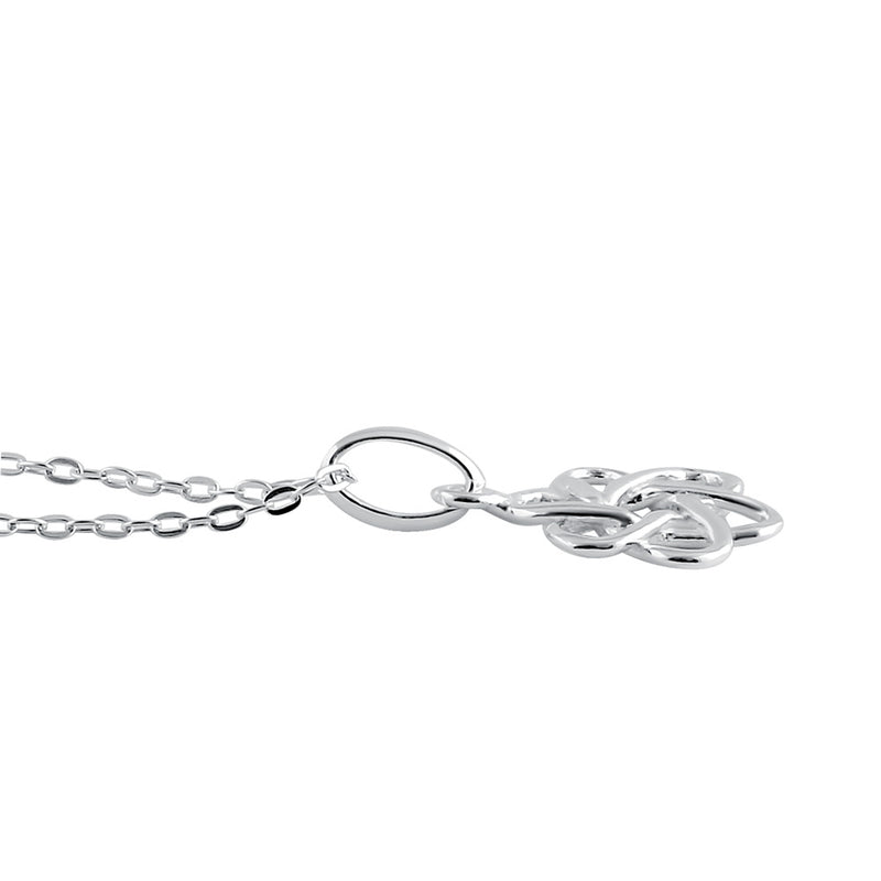 Sterling Silver Atom Necklace