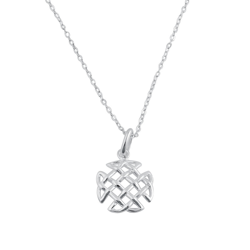 Sterling Silver Celtic Pattern Necklace