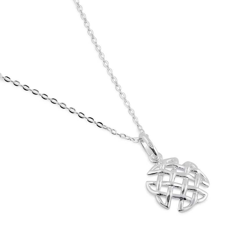 Sterling Silver Celtic Pattern Necklace