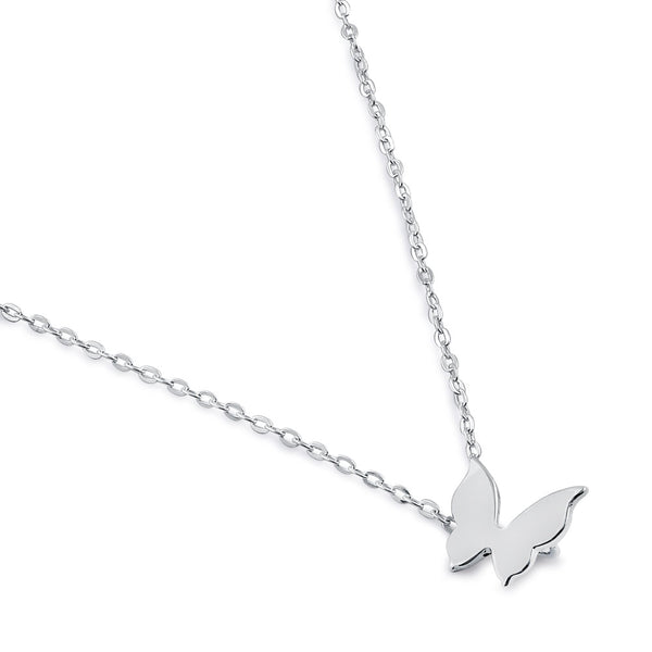 Sterling Silver Butterfly Necklace