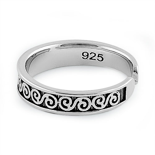 Sterling Silver Celtic S Adjustable Toe Ring