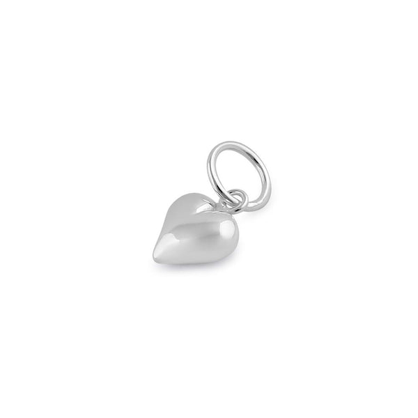 Sterling Silver Bubbly Heart Pendant