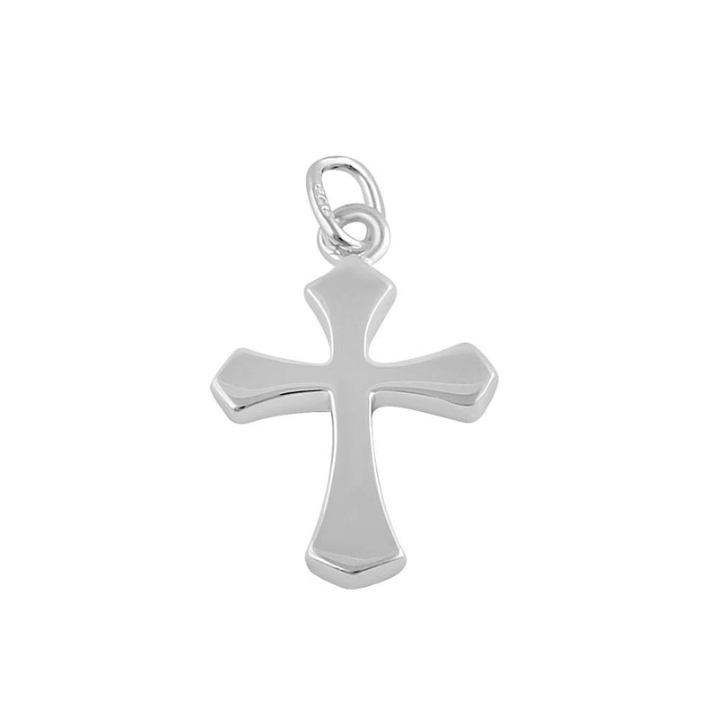 Sterling Silver Pointy Cross Pendant