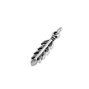 Sterling Silver Oxidized Feather Arrow Pendant