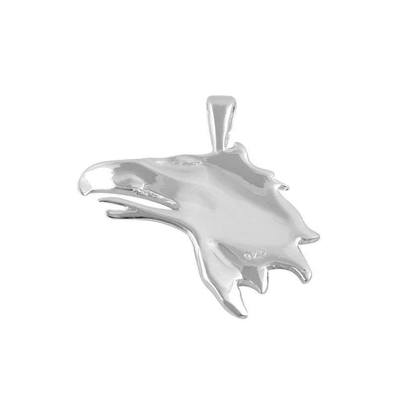 Sterling Silver Eagle Head Pendant