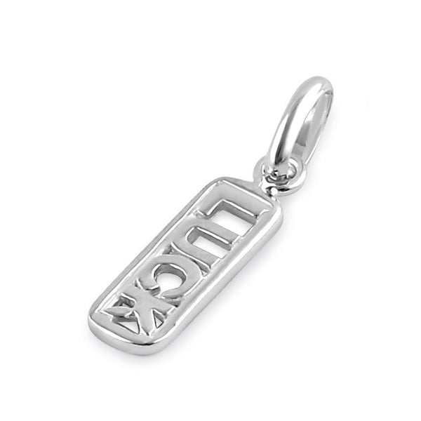 Sterling Silver Luck Pendant