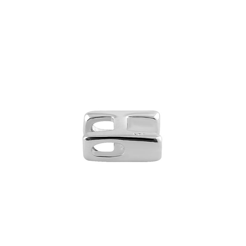Sterling Silver Capital "H" Pendant