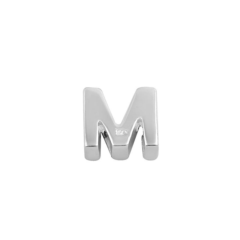 Sterling Silver Capital "M" Pendant