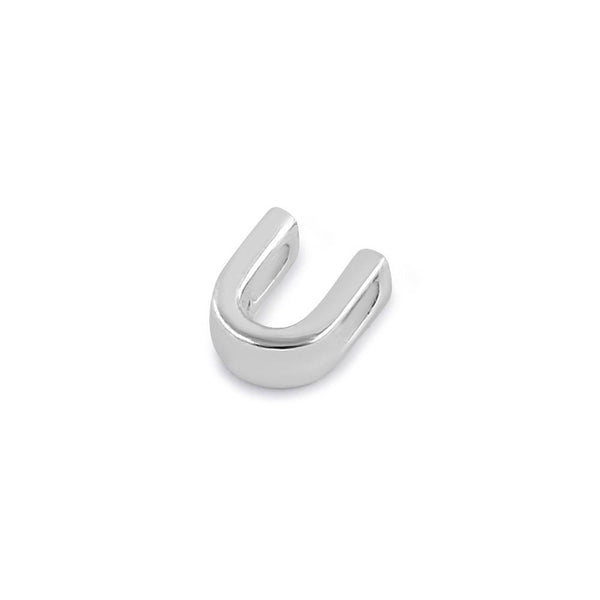 Sterling Silver Capital "U" Pendant