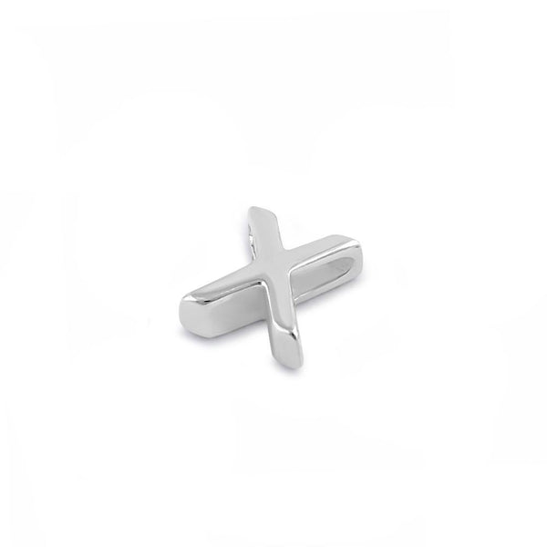 Sterling Silver Capital "X" Pendant