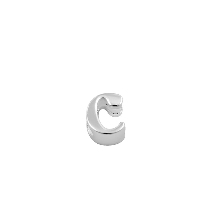 Sterling Silver Lowercase  "c" Pendant