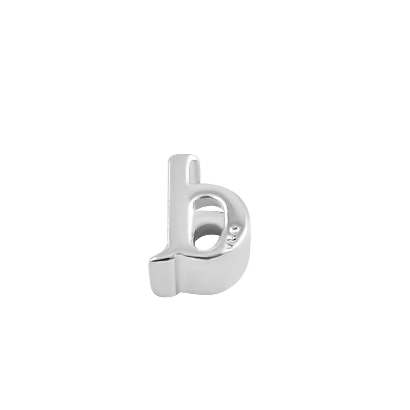Sterling Silver Lowercase  "d" Pendant