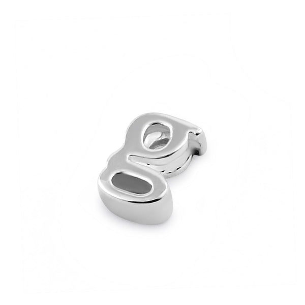 Sterling Silver Lowercase  "g" Pendant