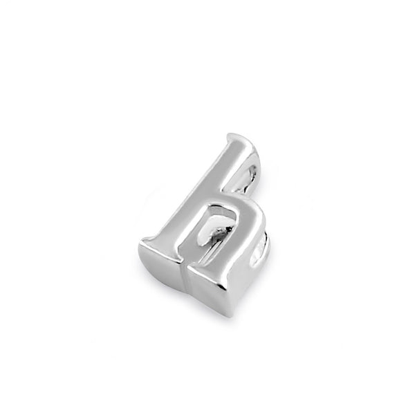 Sterling Silver Lowercase  "h" Pendant