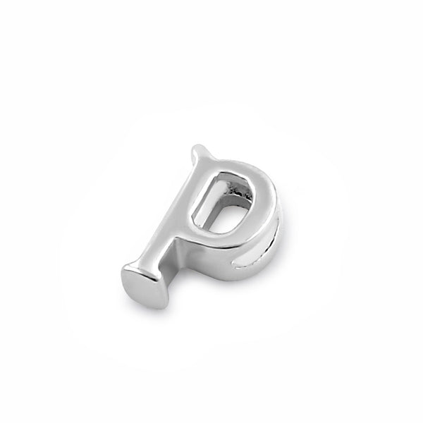 Sterling Silver Lowercase  "p" Pendant