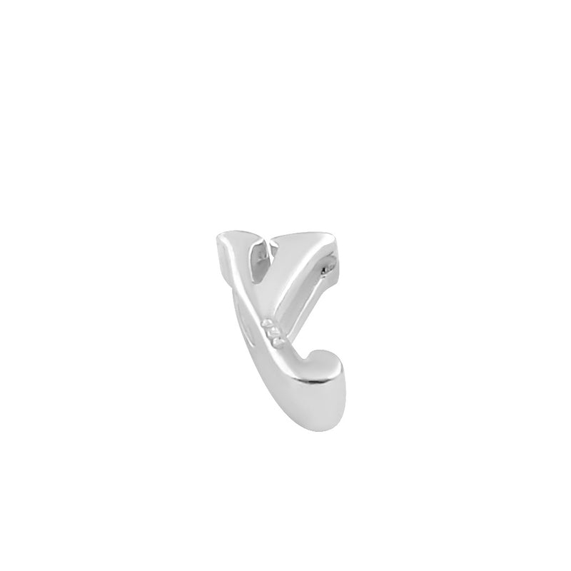 Sterling Silver Lowercase  "y" Pendant