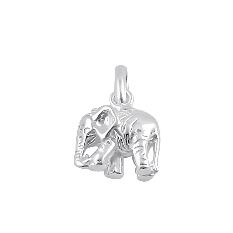 Sterling Silver Elephant Pendant