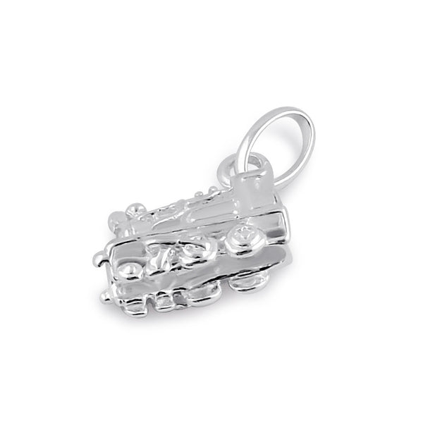 Sterling Silver Toy Train Pendant
