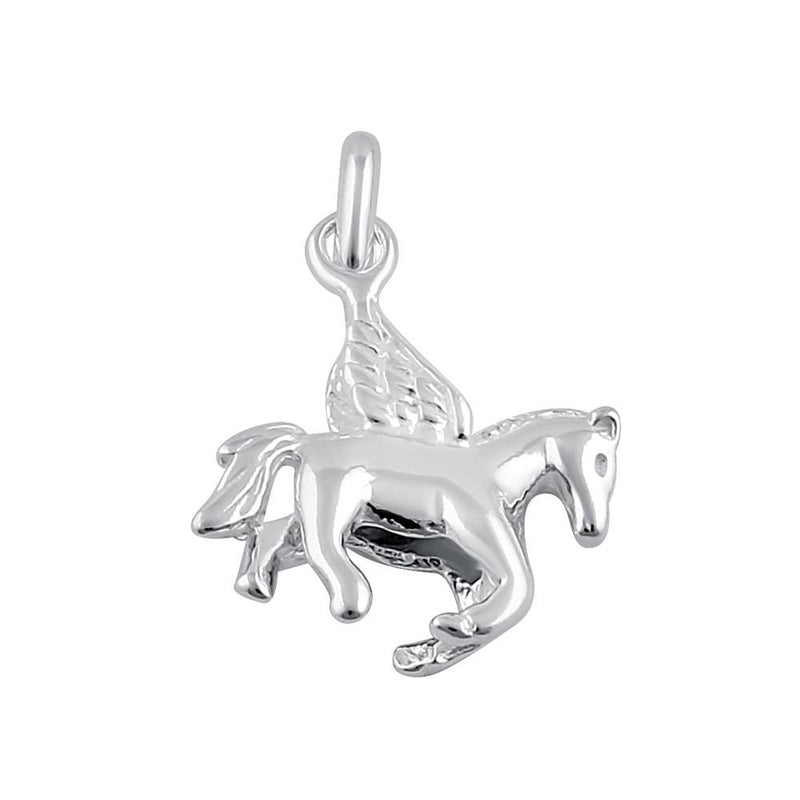 Sterling Silver Pegasus Pendant