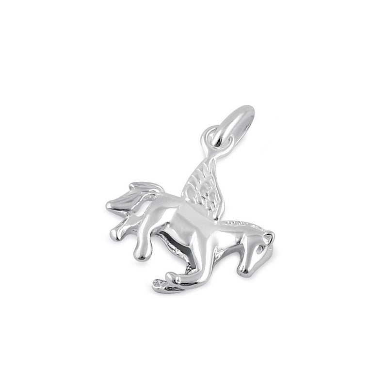 Sterling Silver Pegasus Pendant