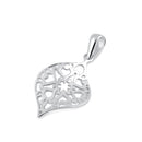 Sterling Silver Leaf Star Pendant