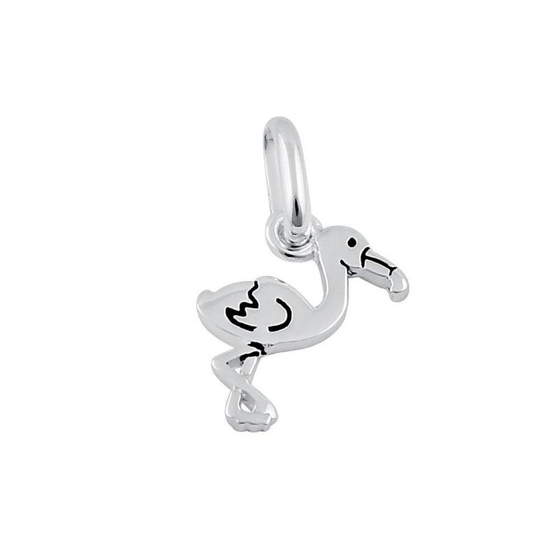 Sterling Silver Flamingo Pendant