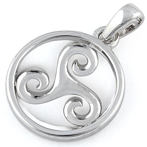 Sterling Silver Druid Celtic Symbol Pendant