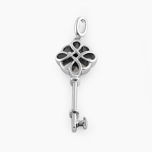 Sterling Silver Key Pendant