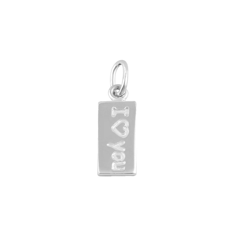 Sterling Silver I Love You Pendant