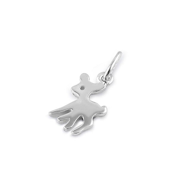 Sterling Silver Baby Deer Pendant