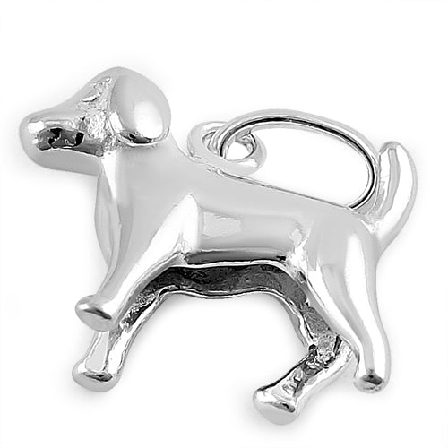 Sterling Silver Dog Pendant