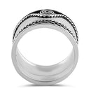 Sterling Silver Bali Swirl Ring