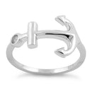 Sterling Silver Anchor Ring
