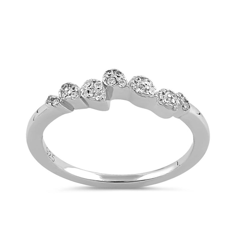 Sterling Silver Clear CZ Sparkle Ring