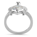 Sterling Silver Turtle Mother of Pearl Ring