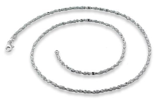 Sterling Silver Twisted Serpentine Chain 2.3MM