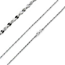 Sterling Silver Twisted Serpentine Chain 2.3MM