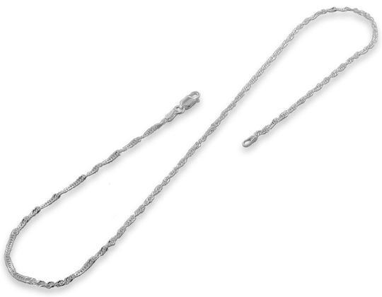 Sterling Silver Singapore Chain 2.5MM